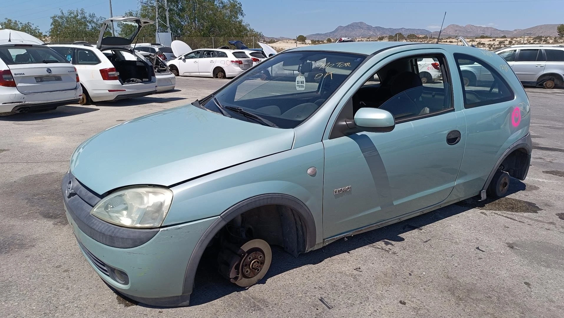 FECHADURA PORTA FRENTE ESQUERDA OPEL CORSA C