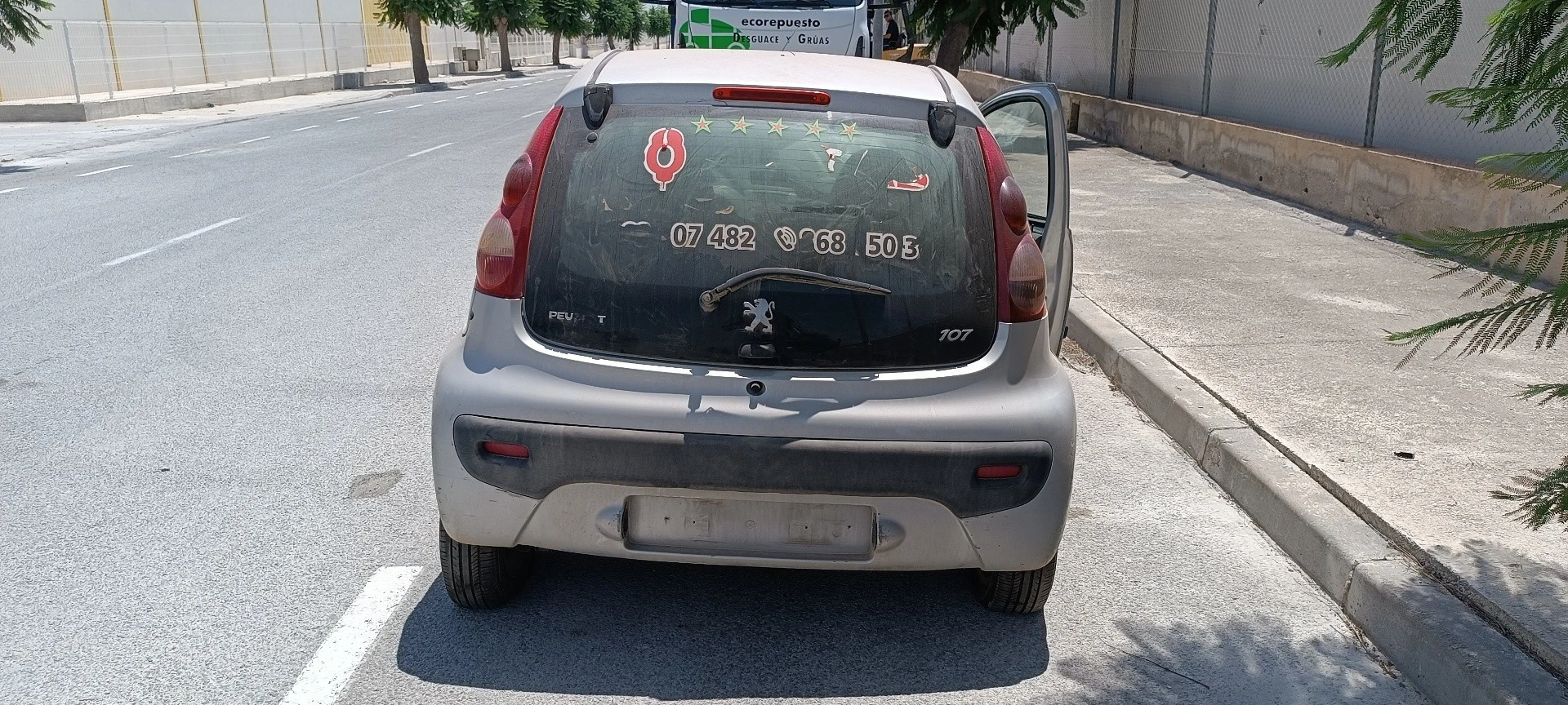 CHARRIOT TRASEIRO PEUGEOT 107