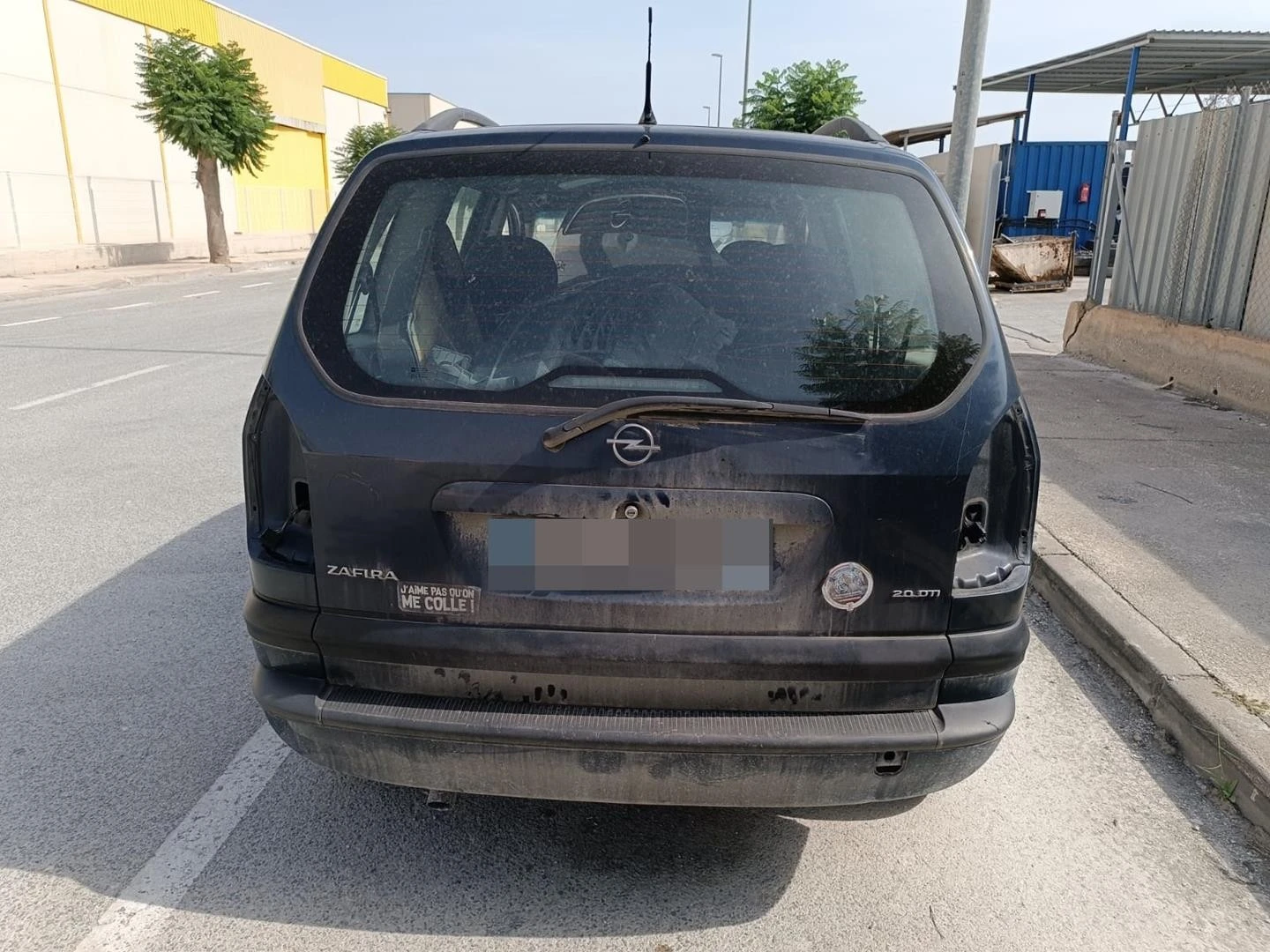 PARA-CHOQUES TRASEIRO OPEL ZAFIRA A LIMUSINA