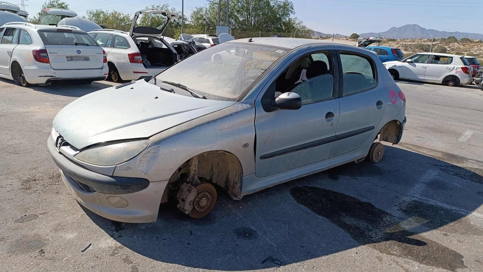 ELEVADOR TRASEIRO ESQUERDO PEUGEOT 206 FASTBACK