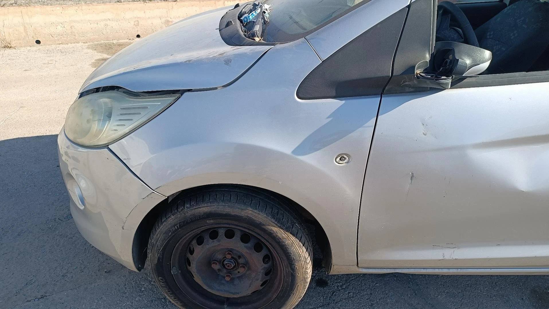 GUARDA-LAMAS FRENTE ESQUERDO FORD KA