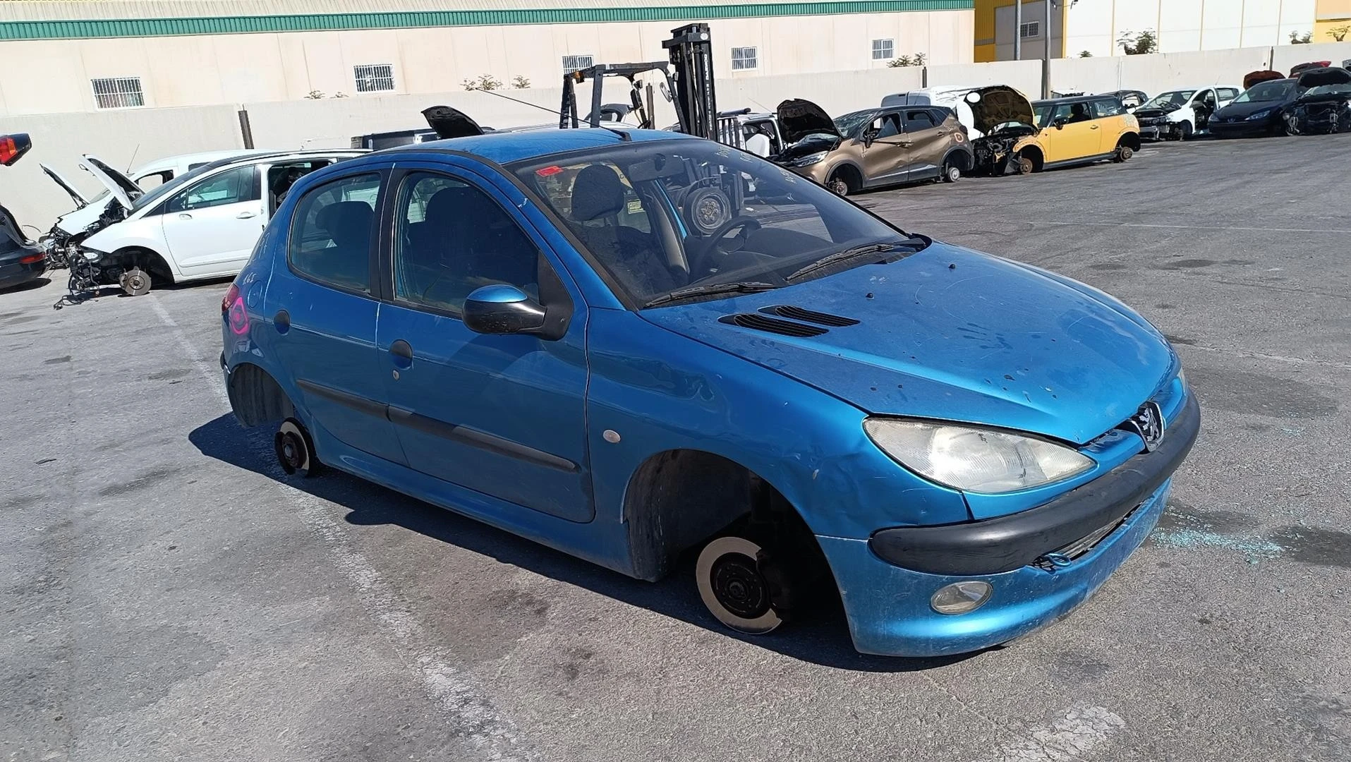 CHARRIOT FRONTAL PEUGEOT 206 FASTBACK