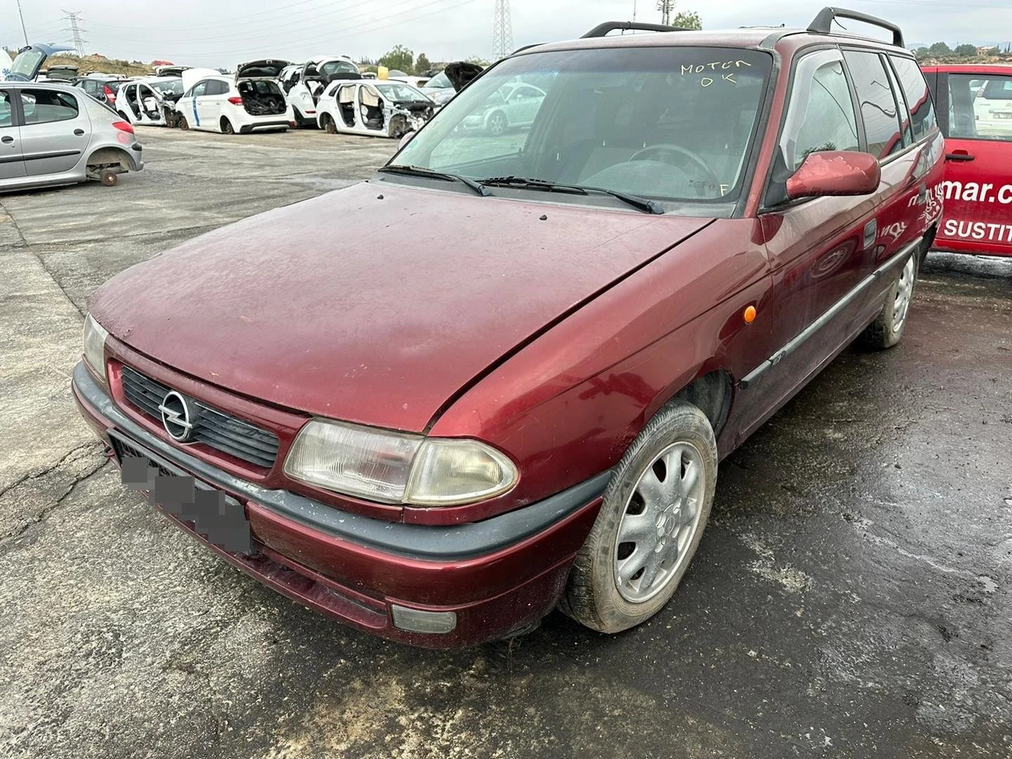 GUARDA-LAMAS FRENTE ESQUERDO OPEL ASTRA G FASTBACK