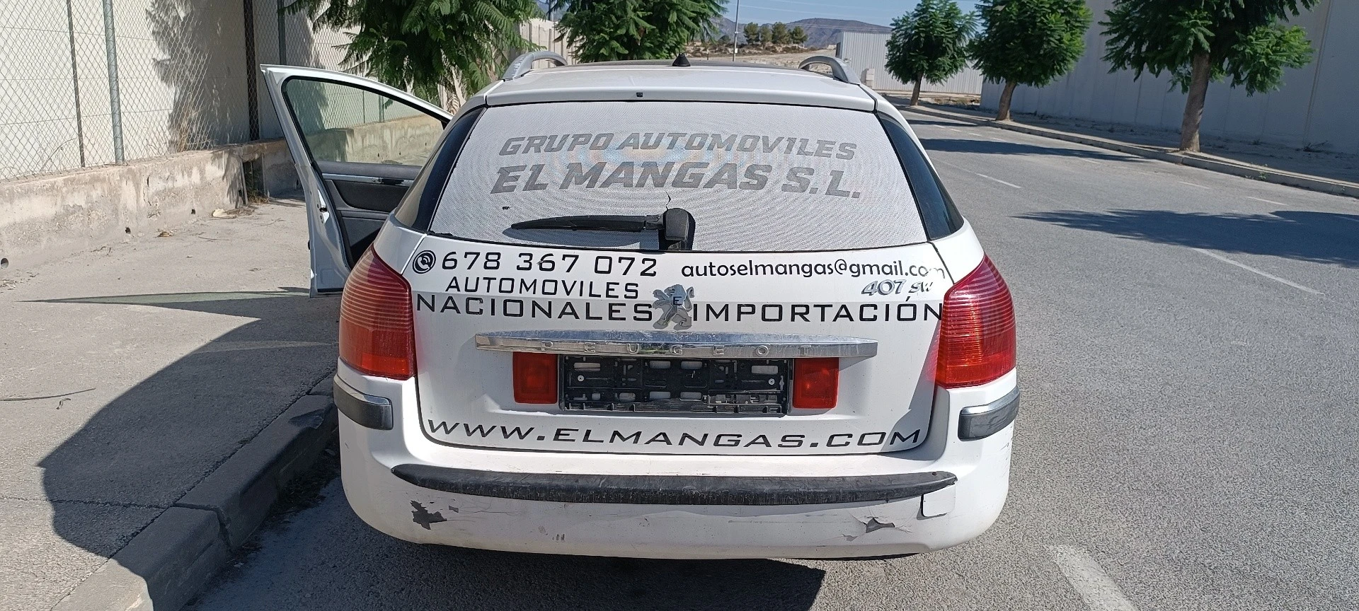 MALA TRASEIRA PEUGEOT 407 SW