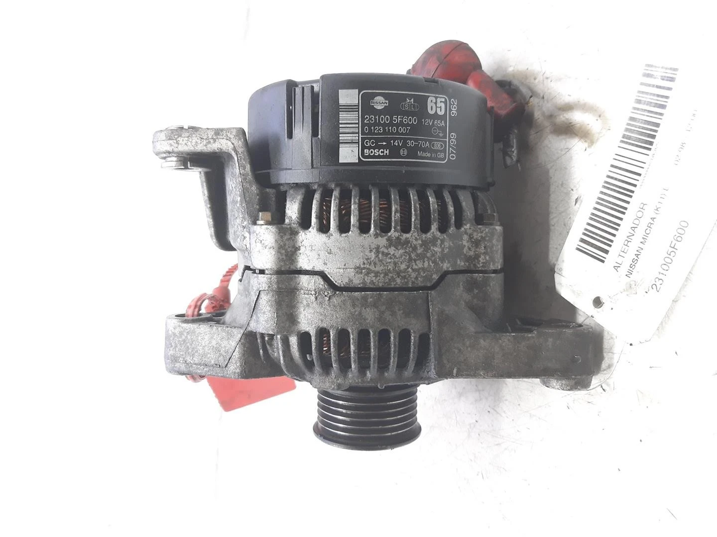 ALTERNADOR NISSAN MICRA II