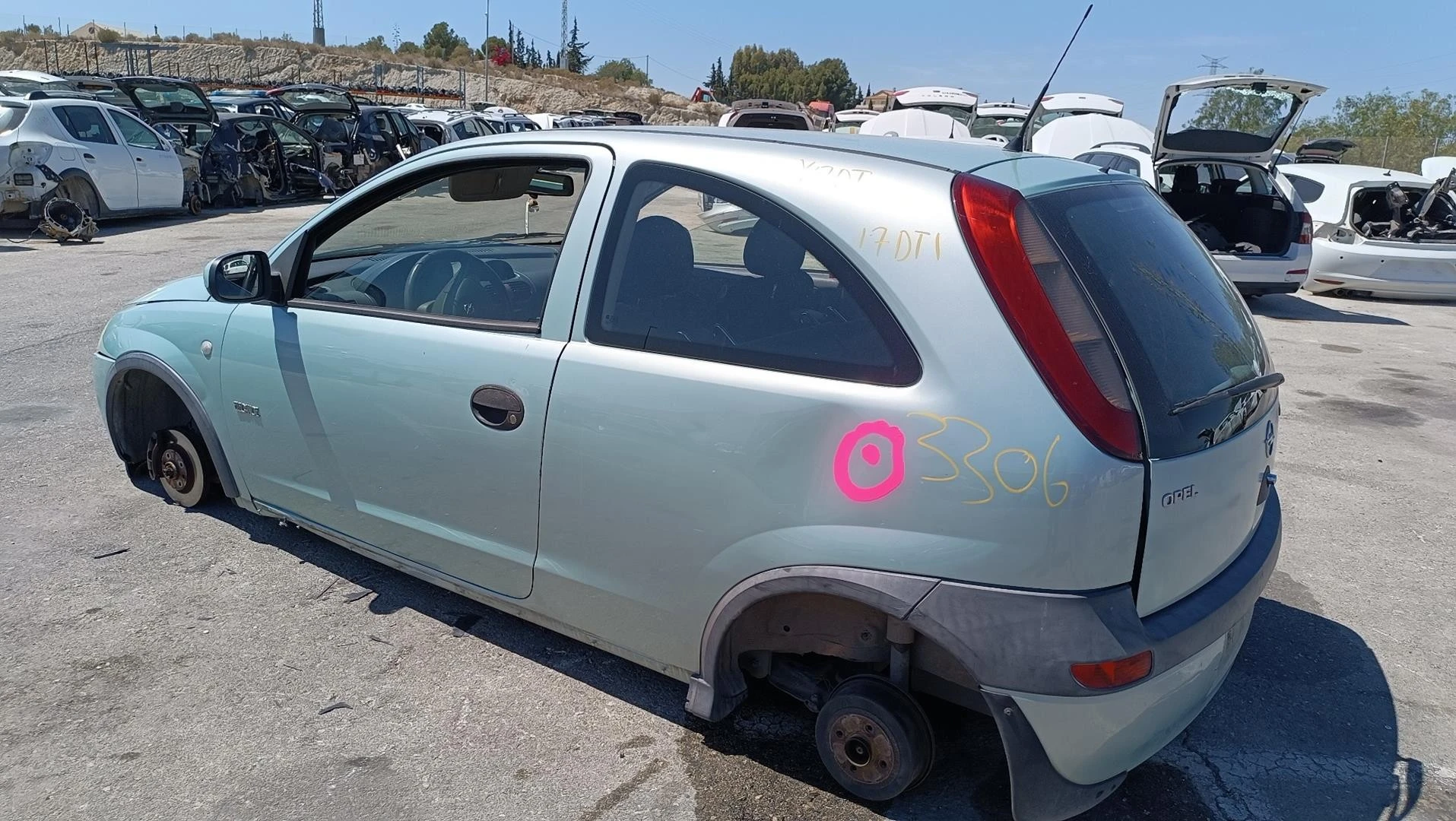 ELEVADOR FRENTE ESQUERDO OPEL CORSA C