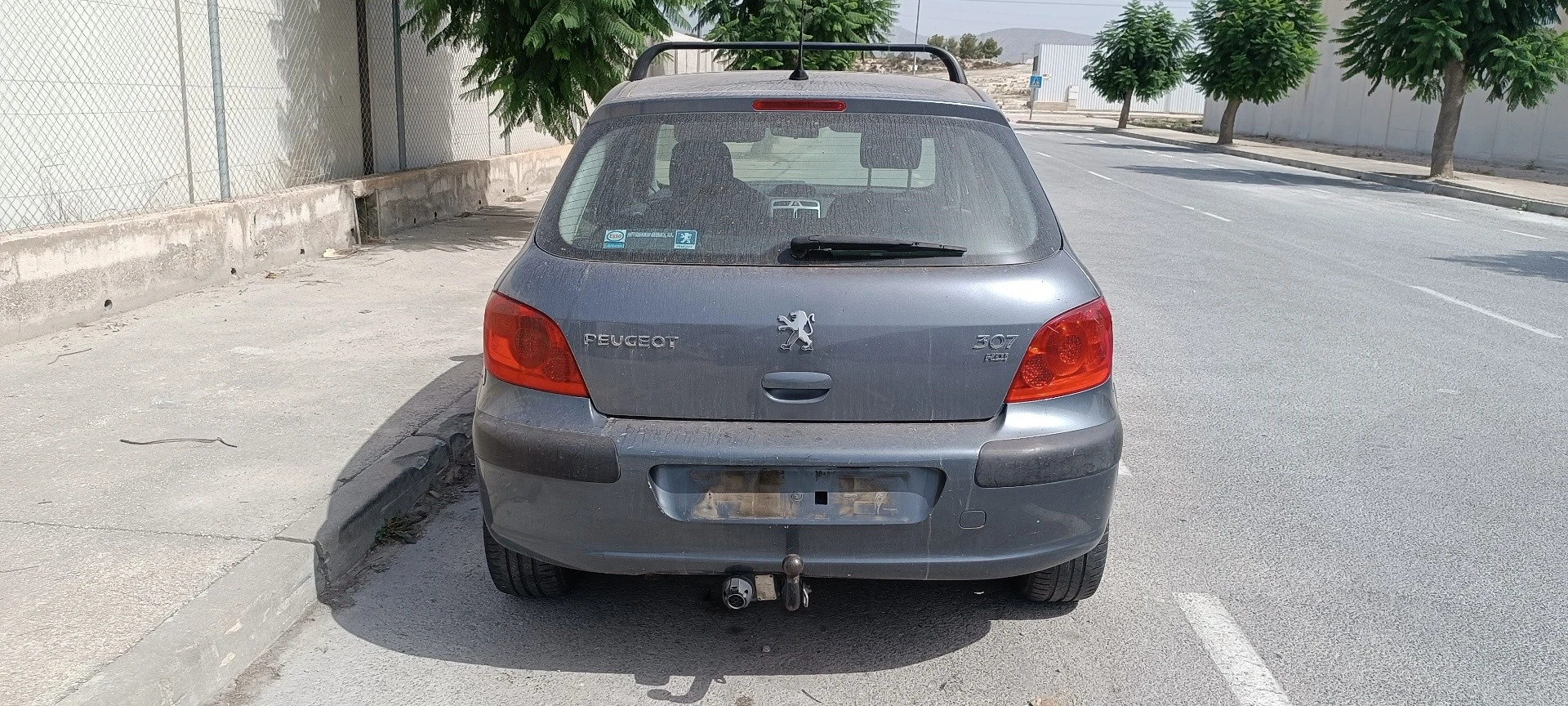 REFORÇO PARA-CHOQUES TRASEIRO PEUGEOT 307