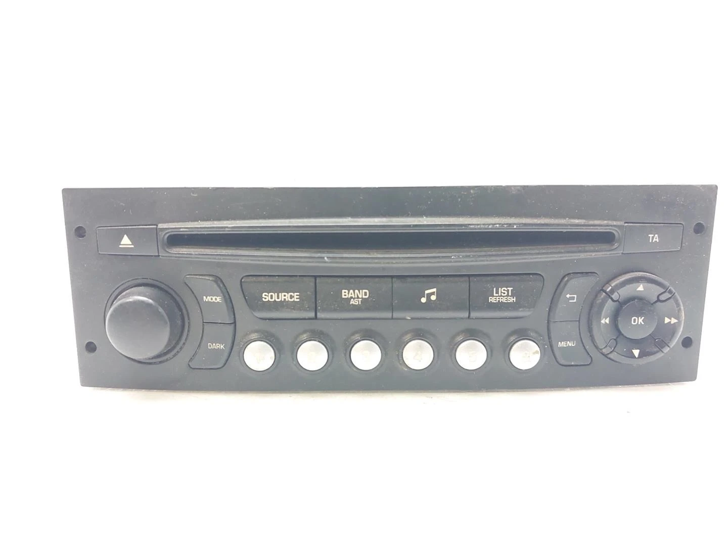 SISTEMA DE ÁUDIO RÁDIO CD CITROЁN C1